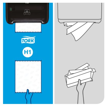 Tork Кърпи за ръце на ролка Premium, 6x120 м – system H1