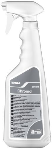 ECOLAB Препарат за поддържане на повърхности от неръждаема стомана, хром и алуминий  Chromol, 500 мл 
