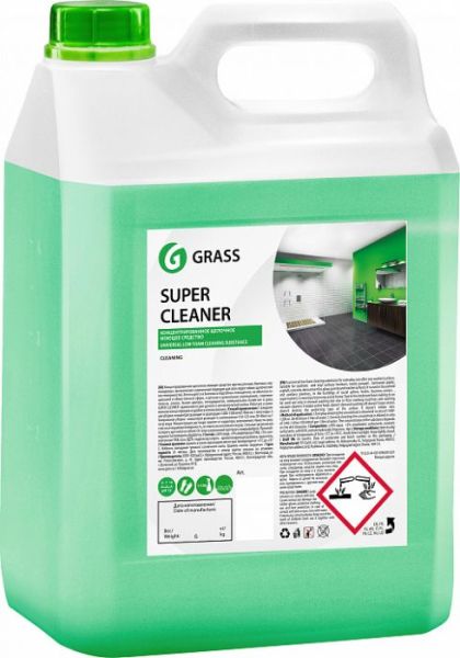 GRASS Концентриран алкален препарат срещу органични съединения Super Cleaner 1 кг /5.8 кг