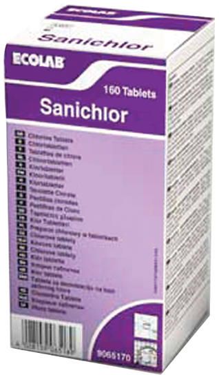 ECOLAB Хлорни таблетки Sanichlor, 160 бр