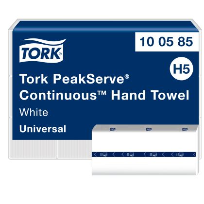 Tork Сгънати кърпи за ръце Universal, PeakServe™, 12 х 410 кърпи - system H5