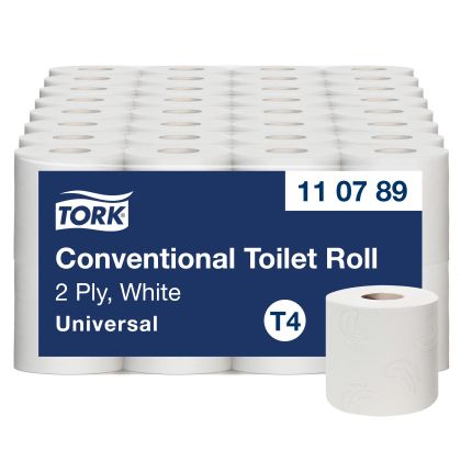 Tork Тоалетна хартия на ролка, Universal, 64х30 метра – system T4