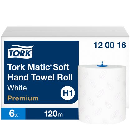 Tork Кърпи за ръце на ролка Premium, 6x120 м – system H1