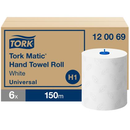 Tork Кърпи за ръце на ролка, Universal, 6 х 150 м - system H1 