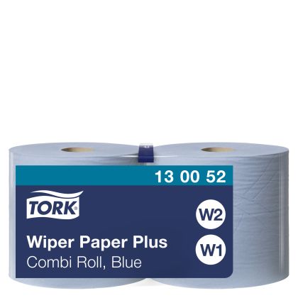 Tork Индустриална хартия на ролка Wiping Paper Plus, 2x750 къса – system W1/2