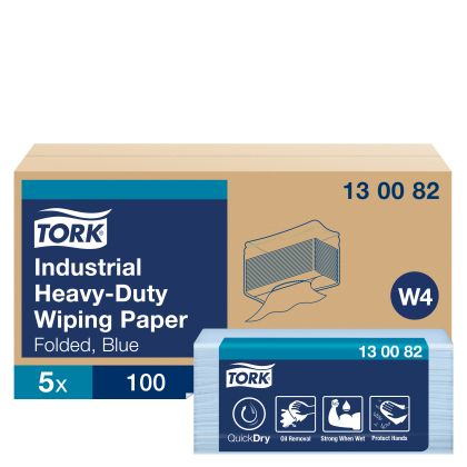 Tork Индустриални кърпи  Heavy-Duty Wiping Wiper,  100 броя – system W4