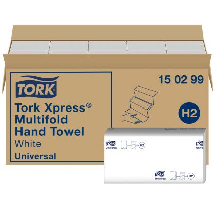 Tork Сгънати кърпи за ръце Universal, 20х237 кърпи - system H2