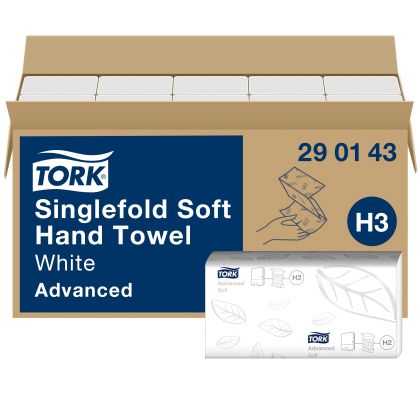 Tork Сгънати кърпи за ръце Universal, 15 x 250 бр. - system H3  