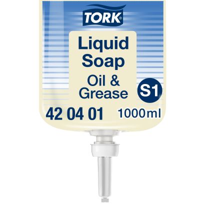 Tork Концентриран индустриален сапун Oil and Grease, 6 х 1 литър – system S1