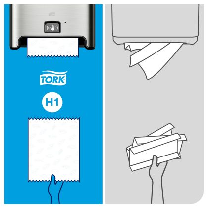 Tork Сензорен дозатор за кърпи за ръце на ролка Image Design - system H1
