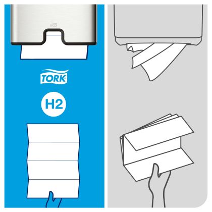 Tork Дозатор за сгънати кърпи за ръце Image Design – system H2