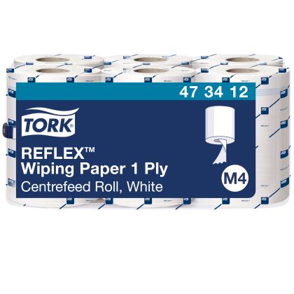 Tork Кухненска хартиена ролка Reflex™ Wiping Paper, 6х340 къса– system M4