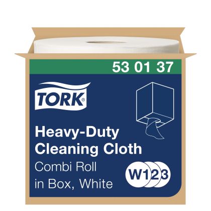 Tork Индустриални кърпи на ролка Heavy-Duty Cleaning, 280 къса – system W1/2/3