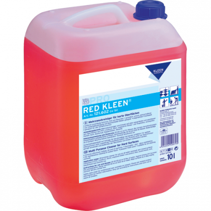 Kleen Purgatis Препарат за поддържащо почистване на запечатани подове RED KLEEN, 1/10 л