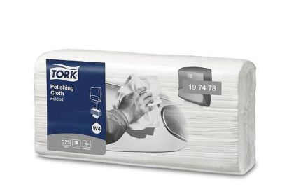 Tork Kърпи за полиране Polishing, сгънати, 125 бр., system W4