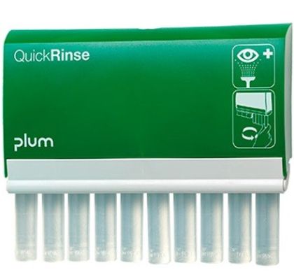 Plum Стенен дозатор  QuickFix&Rinse за ампули 0,9% стерилен натриев хлорид,  10 x 20 ml