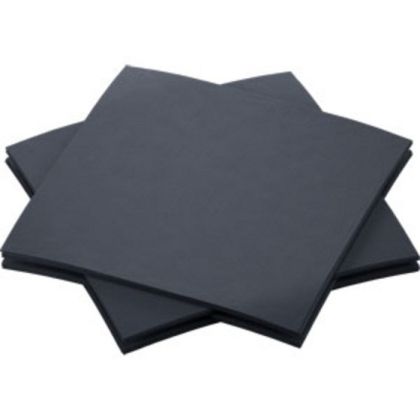 Duni Салфетки за маса Bio Dunisoft® Napkin 20 x 20 cm,1 пл., черни, компостируеми
