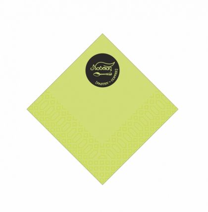 Finezza Коктейлни салфетки Luxury, 20 x 20 см, 1 пл., светло зелен,  720 бр.