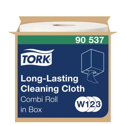 Tork  Индустриални кърпи на ролка Long - Lasting Cleaning, 300 къса – system W1/2/3