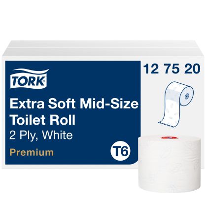 Tork Тоалетна хартия на ролка Compact Roll, Premium,  27х90 метра – system T6