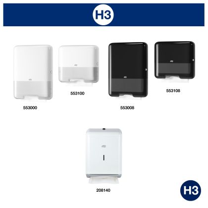 Tork Сгънати кърпи за ръце Advanced, 15х250 кърпи – system H3
