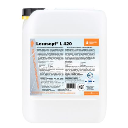 Stockmeier Дезинфектант за повърхности  Lerasept L420, алкален, 10 л