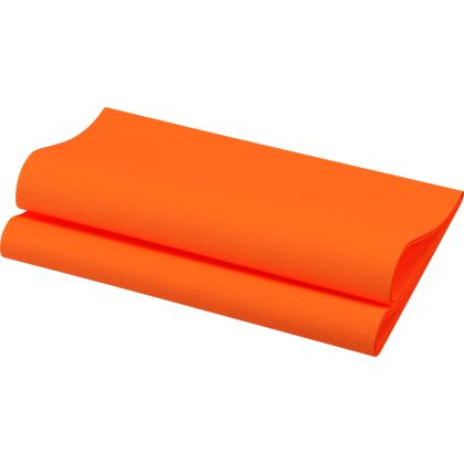Duni Салфетки за маса Bio Dunisoft®, 40 х 40, 1 / 4 сгъвка, 1 пл., оранжев
