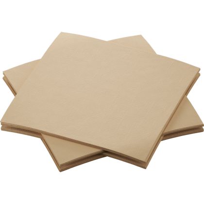 Duni Коктейлни салфетки Bio Dunisoft® Napkin 20 x 20 cm,1 пл., натурално кафяво, компостируеми