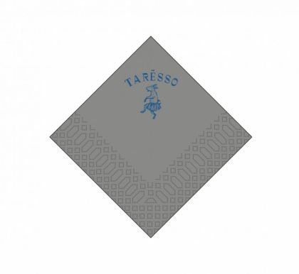 Finezza Коктейлни салфетки Luxury, 20 x 20 см, 1 пл., сиви,  720 бр.